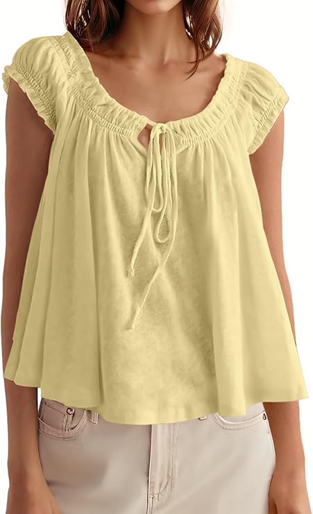 TLDSW - Front Tie Sleeveless Top