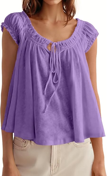 TLDSW - Front Tie Sleeveless Top