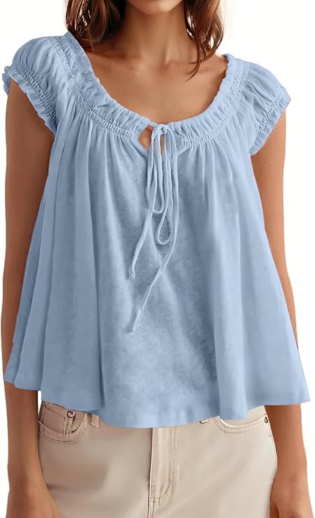 TLDSW - Front Tie Sleeveless Top