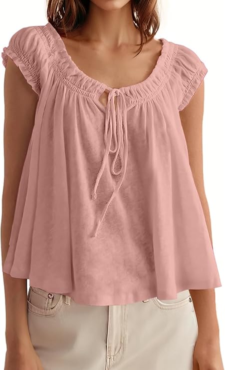 TLDSW - Front Tie Sleeveless Top