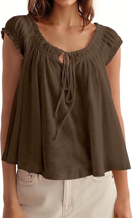 TLDSW - Front Tie Sleeveless Top